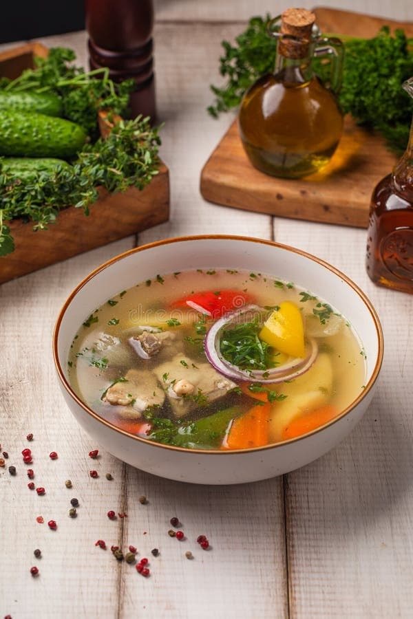 Shurpa chicken soup