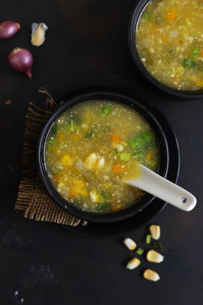 Sweet corn non- veg