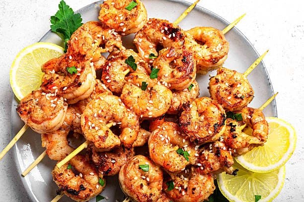 Satay Prawns (Fusion)